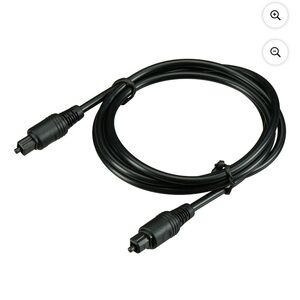 Onn black Optical Audio Cable